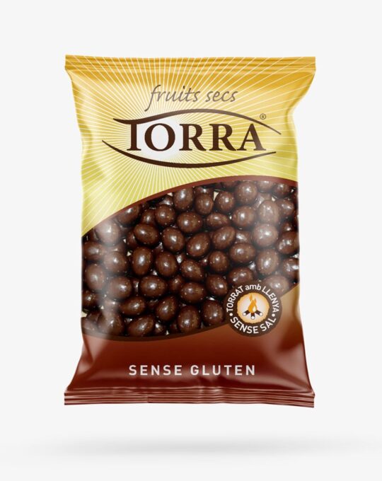 Almendra chocolate negro 1 kg.