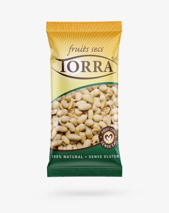 Cacahuete repelado crudo en grano 500 gr.