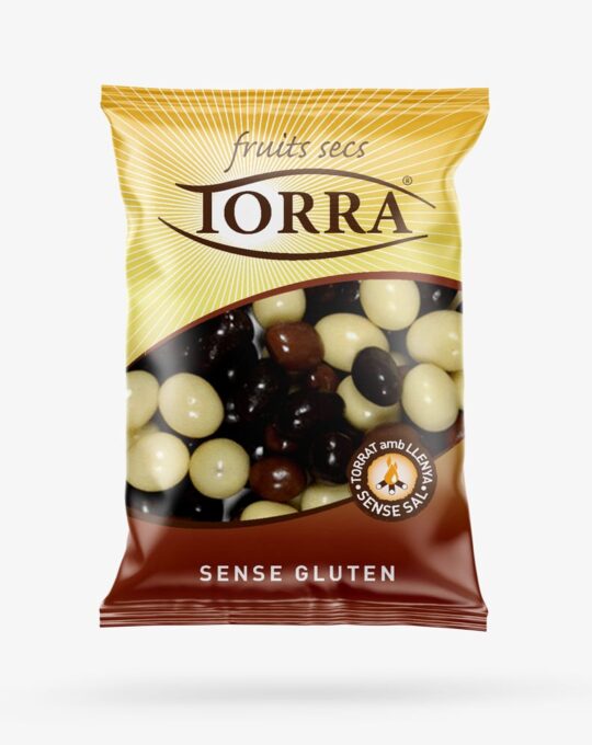 Mix cacahuete chocolate blanco y negro 125 gr.