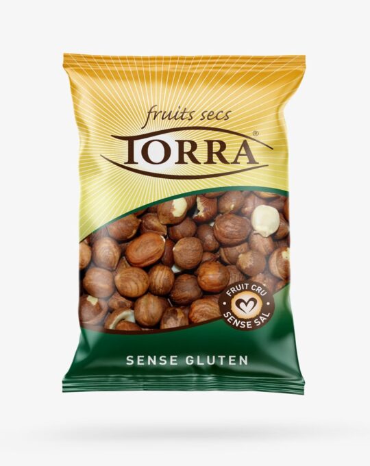 Avellana cruda piel 125 gr.
