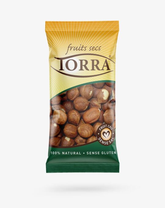 Avellana cruda piel 100 gr.