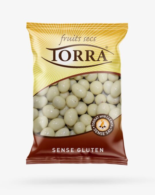 Cacahuete chocolate blanco 125 gr.