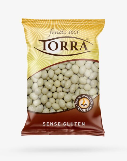 Cacahuete chocolate blanco 1 kg.