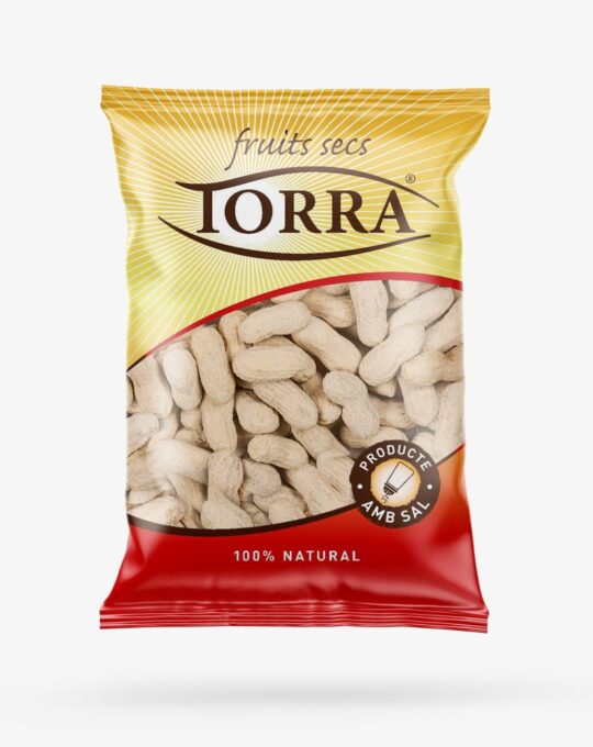 Cacahuete tostado cáscara sal 500 gr.